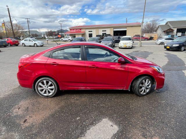2012 Hyundai Accent GLS 4-Door (KMHCU4AE0CU) with an 1.6L L4 DOHC 16V engine, located at 1821 N Montana Ave., Helena, MT, 59601, 46.603447, -112.022781 - Photo #3