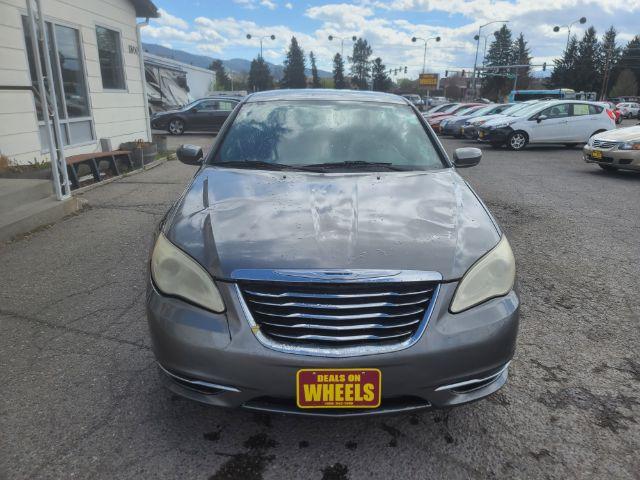 2012 Tungsten Metallic Chrysler 200 LX (1C3CCBAB1CN) with an 2.4L L4 DOHC 16V engine, 6-Speed Automatic transmission, located at 1800 West Broadway, Missoula, 59808, (406) 543-1986, 46.881348, -114.023628 - Photo #1