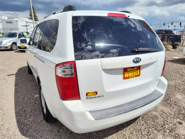 2008 Clear White Kia Sedona LX LWB (KNDMB233686) with an 3.8L V6 DOHC 24V engine, 5-Speed Automatic transmission, located at 4801 10th Ave S,, Great Falls, MT, 59405, 0.000000, 0.000000 - Photo #2