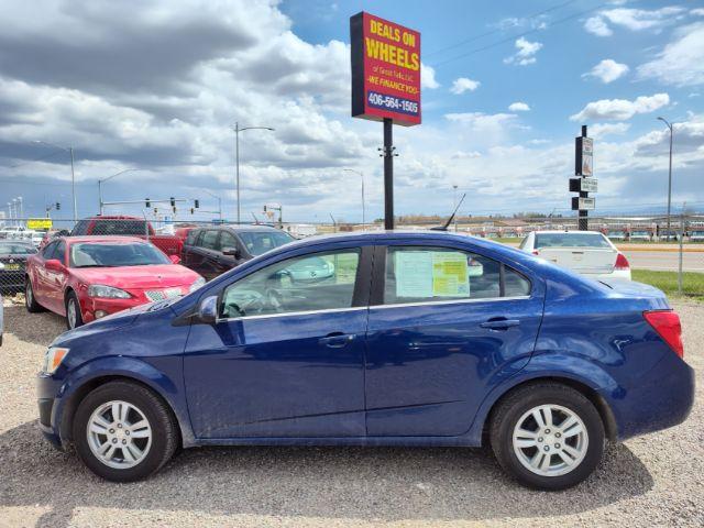 2014 Chevrolet Sonic LT Auto Sedan (1G1JC5SH6E4) with an 1.8L L4 DOHC 24V engine, 6-Speed Automatic transmission, located at 4801 10th Ave S,, Great Falls, MT, 59405, (406) 564-1505, 0.000000, 0.000000 - Photo #1