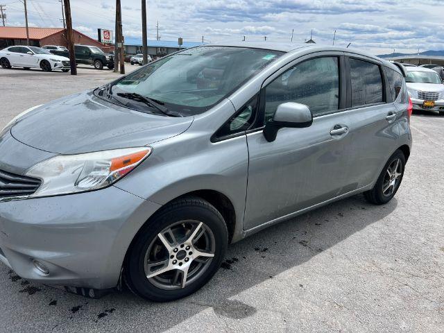 2014 Nissan Versa Note S (3N1CE2CPXEL) with an 1.6L L4 DOHC 16V engine, 5-Speed Manual transmission, located at 601 E. Idaho St., Kalispell, MT, 59901, 0.000000, 0.000000 - Photo #0