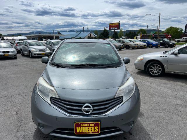 2014 Nissan Versa Note S (3N1CE2CPXEL) with an 1.6L L4 DOHC 16V engine, 5-Speed Manual transmission, located at 601 E. Idaho St., Kalispell, MT, 59901, (406) 300-4664, 0.000000, 0.000000 - Photo #1