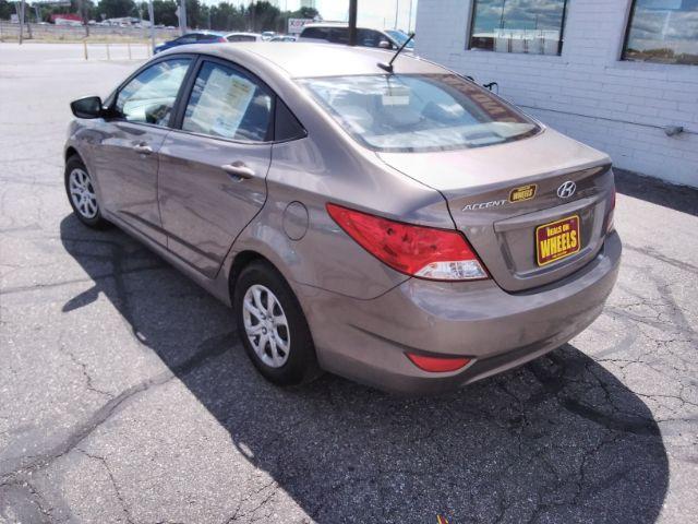 2012 Hyundai Accent GLS 4-Door (KMHCT4AE1CU) with an 1.6L L4 DOHC 16V engine, located at 4047 Montana Ave., Billings, MT, 59101, 45.770847, -108.529800 - Photo #7