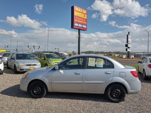 2011 Kia Rio LX (KNADH4A35B6) with an 1.6L L4 DOHC 16V engine, 4-Speed Automatic transmission, located at 4801 10th Ave S,, Great Falls, MT, 59405, 47.494347, -111.229942 - Photo #1