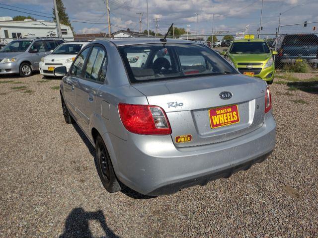 2011 Kia Rio LX (KNADH4A35B6) with an 1.6L L4 DOHC 16V engine, 4-Speed Automatic transmission, located at 4801 10th Ave S,, Great Falls, MT, 59405, 47.494347, -111.229942 - Photo #2