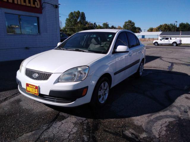 2007 Kia Rio LX (KNADE123776) with an 1.6L L4 DOHC 16V engine, located at 4047 Montana Ave., Billings, MT, 59101, 45.770847, -108.529800 - Photo #1