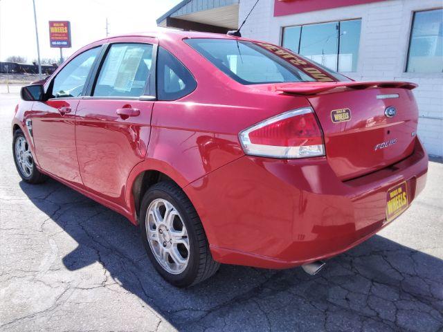 2008 Ford Focus SES Sedan (1FAHP35N98W) with an 2.0L L4 DOHC 16V engine, located at 4047 Montana Ave., Billings, MT, 59101, 45.770847, -108.529800 - Photo #6