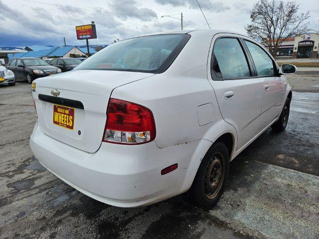 2005 Chevrolet Aveo Special Value Sedan (KL1TD52655B) with an 2.2L L4 DOHC 16V engine, 5-Speed Manual transmission, located at 601 E. Idaho St., Kalispell, MT, 59901, 48.203983, -114.308662 - Photo #4