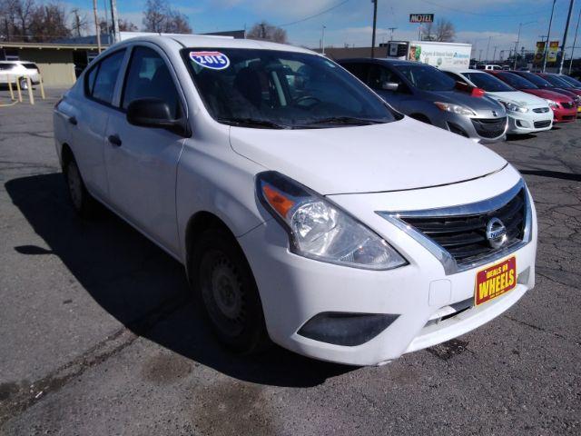 2015 Nissan Versa 1.6 S 5M (3N1CN7AP6FL) with an 1.6L L4 DOHC 16V engine, 5-Speed Manual transmission, located at 4047 Montana Ave., Billings, MT, 59101, 45.770847, -108.529800 - Photo #3