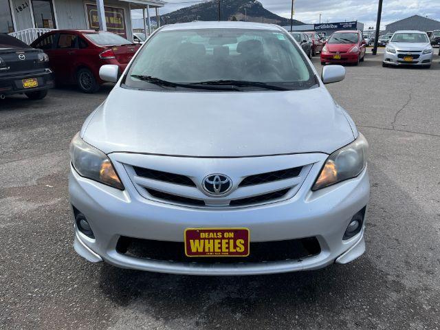 2011 Classic Silver Metallic Toyota Corolla S 4-Speed AT (2T1BU4EE1BC) with an 1.8L L4 DOHC 16V engine, 4-Speed Automatic transmission, located at 1821 N Montana Ave., Helena, MT, 59601, 46.603447, -112.022781 - Photo #1
