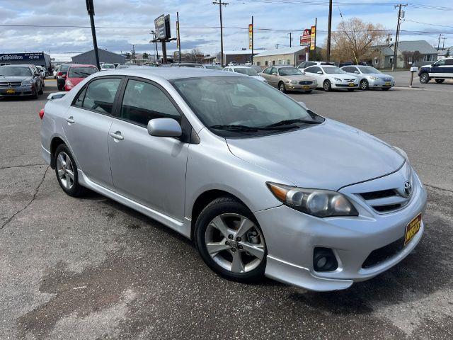 2011 Classic Silver Metallic Toyota Corolla S 4-Speed AT (2T1BU4EE1BC) with an 1.8L L4 DOHC 16V engine, 4-Speed Automatic transmission, located at 1821 N Montana Ave., Helena, MT, 59601, 46.603447, -112.022781 - Photo #2