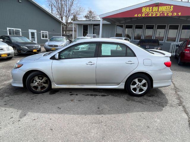 2011 Classic Silver Metallic Toyota Corolla S 4-Speed AT (2T1BU4EE1BC) with an 1.8L L4 DOHC 16V engine, 4-Speed Automatic transmission, located at 1821 N Montana Ave., Helena, MT, 59601, 46.603447, -112.022781 - Photo #3