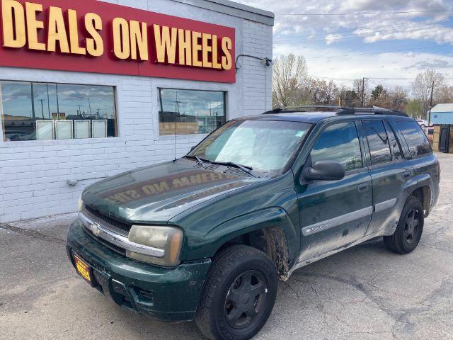2003 Chevrolet TrailBlazer LS 4WD (1GNDT13S232) with an 4.2L L6 DOHC 24V engine, 4-Speed Automatic transmission, located at 4047 Montana Ave., Billings, MT, 59101, 45.770847, -108.529800 - Photo #0